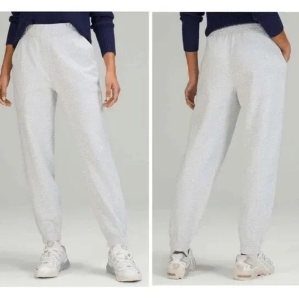 Lululemon Relaxed High-Rise Jogger 4 Heathered Core Ultra Light Grey‎ W5ED1S
